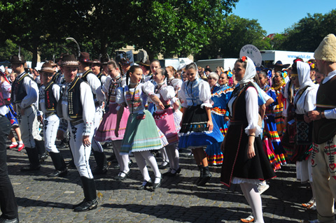 Flashmob auf dem Domplatz, Danetzare - Erfurt 2018