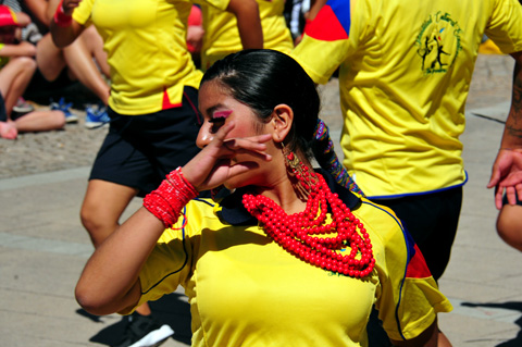 Hirschgarten Erfurt - Identidad Cultural Ecuatoriana Sin Fronteras / Danetzare - Erfurt 2018