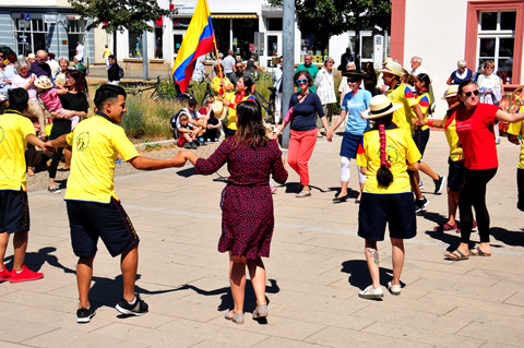 Hirschgarten Erfurt - Identidad Cultural Ecuatoriana Sin Fronteras / Danetzare - Erfurt 2018