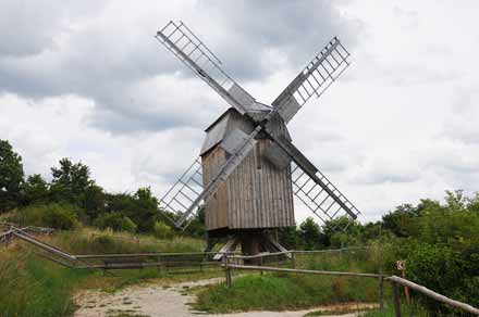 Bockwindmühle Thüringer Freilichtmuseum in Hohenfelden