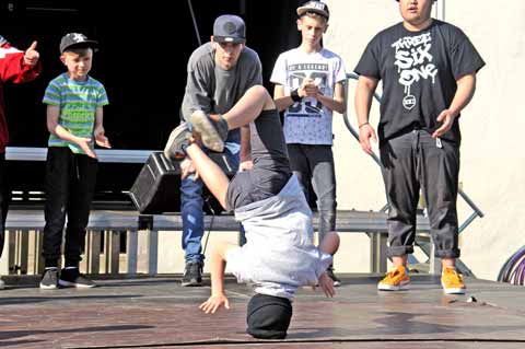 Breakdance zum 19. Familienfrühlingsfest - Citadelle Erfurt - Petersberg