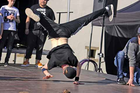 Breakdance zum 19. Familienfrühlingsfest - Citadelle Erfurt - Petersberg