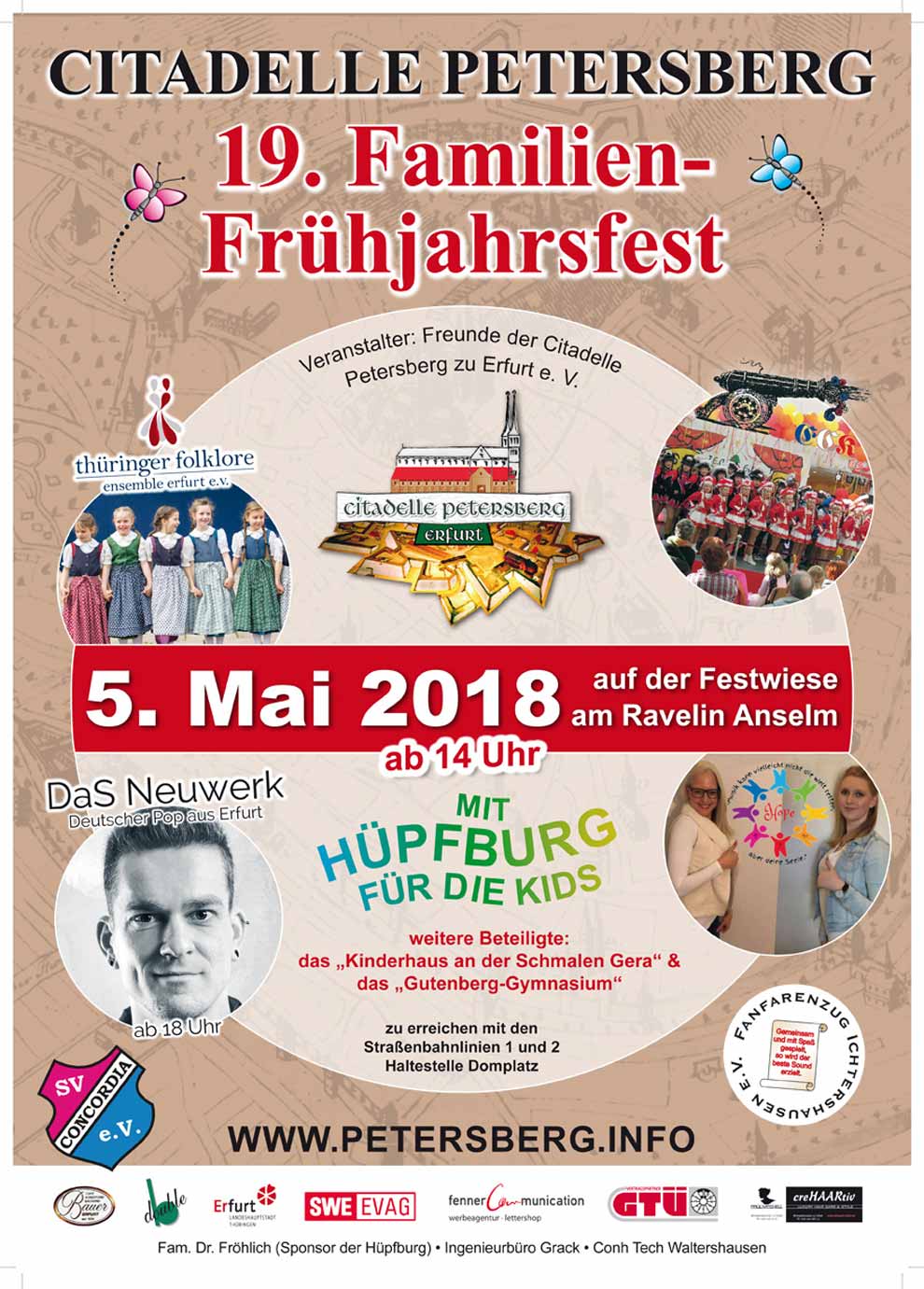 19. Familien-Frühlingsfest - Citadelle Erfurt - Petersberg