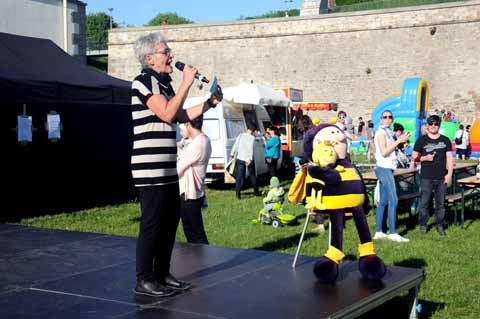 Moderatorin Dorothea Kellner - 19. Familienfrühlingsfest - Citadelle Erfurt - Petersberg