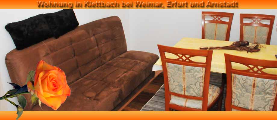 Wohnung Weimar - Wohnungen Weimar/Erfurt in Klettbach