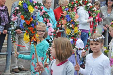 Festumzug zum Rosenfest 2014 in Kranichfeld