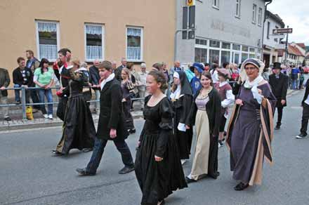 Festumzug zum Rosenfest 2014 in Kranichfeld