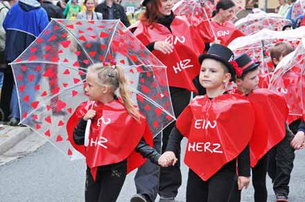 Festumzug zum Rosenfest 2014 in Kranichfeld