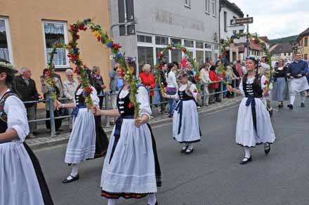 Festumzug zum Rosenfest 2014 in Kranichfeld