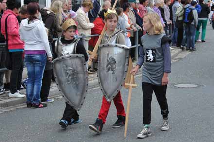 Festumzug zum Rosenfest 2014 in Kranichfeld