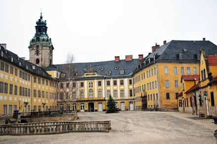 Schlosshof im Barockschloss Heidecksburg Rudolstadt