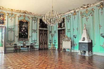 grüner Saal Barockschloss Heidecksburg