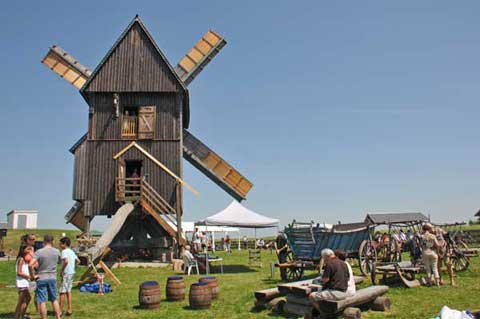 Mühlenfest Bockwindmühle Klettbach